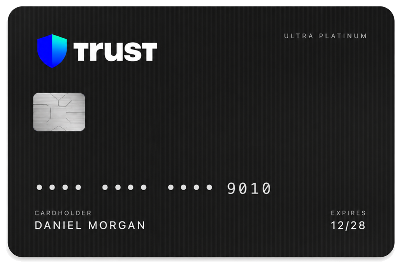 Trust Wallet metal card